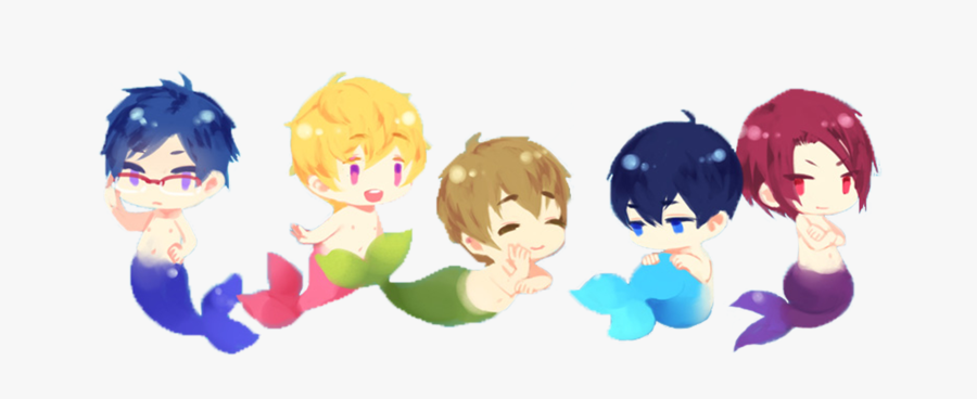 Chibi Free Rin Matsuoka, Transparent Clipart