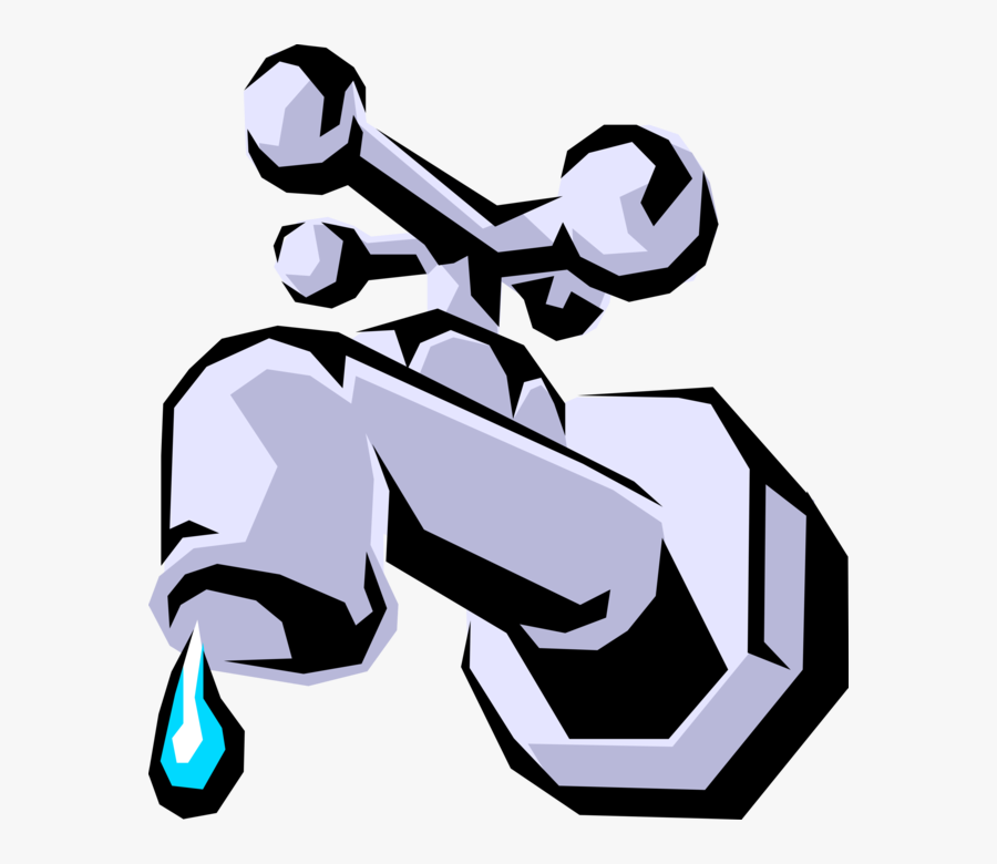 Sink Tap Vector Image - Water Faucet, Transparent Clipart