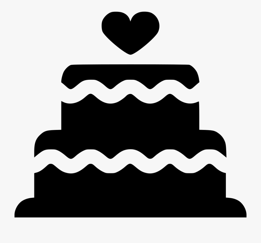 Wedding Cake - Transparent Wedding Cake Icon, Transparent Clipart