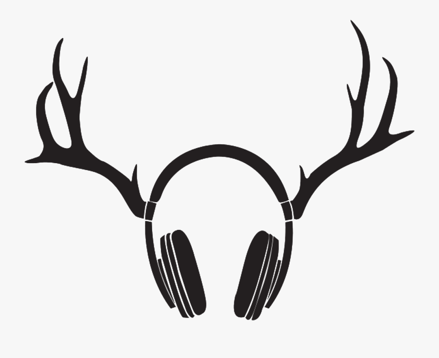 Deer Antlers Clipart Black And White - Cfur-fm, Transparent Clipart