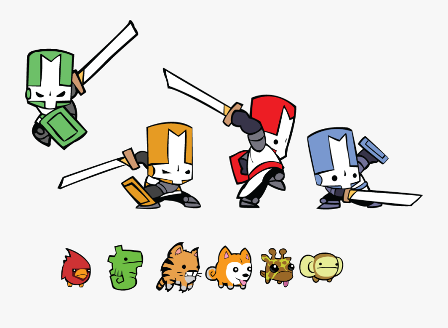 Transparent Gay Clipart - Castle Crashers Characters Art, Transparent Clipart