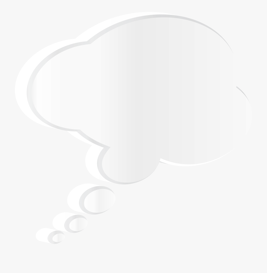 White Speech Bubble Png, Transparent Clipart