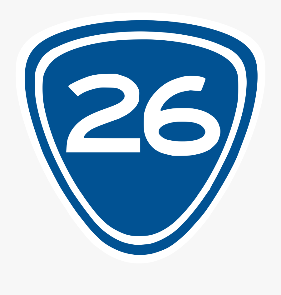 Number 26 Clip Art - Emblem, Transparent Clipart