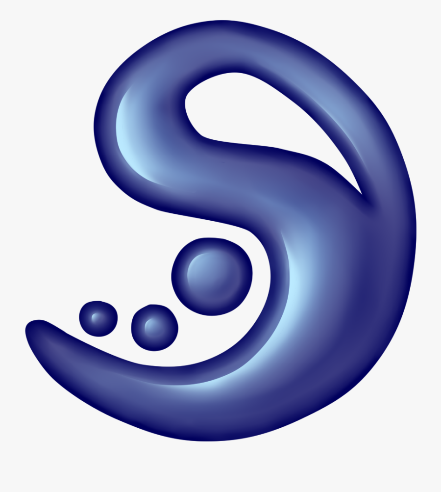 Element Clipart Air Water - Water Element Elemental Water Symbol, Transparent Clipart