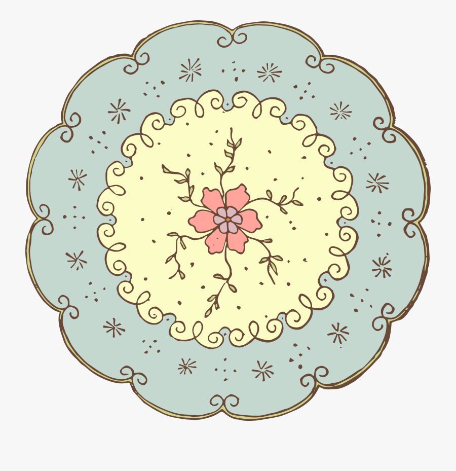 Free Vector Vintage Doilies, Transparent Clipart