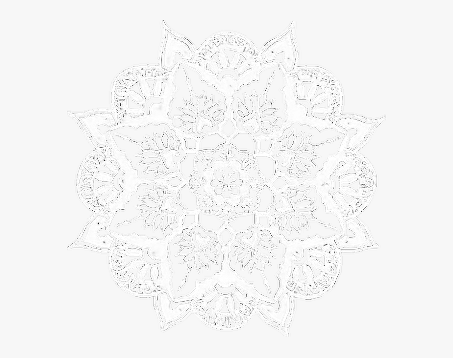 #mandala #indian #white #doily #iconoverlays #overlays - Wallpaper, Transparent Clipart
