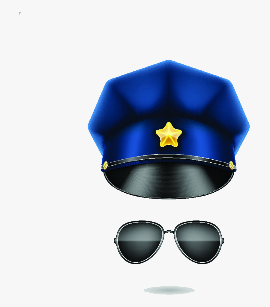 Hat Police Officer U8b66u5e3d - Vector Police Hat Png, Transparent Clipart