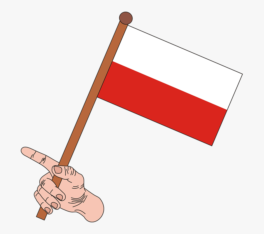 Polish Flag, Flag, White-red, Poland, Graphics - Cartoon French And Indian War, Transparent Clipart