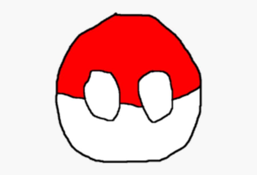 Poland Red Face Facial Expression Smile Mouth Clip - Polandball Png, Transparent Clipart