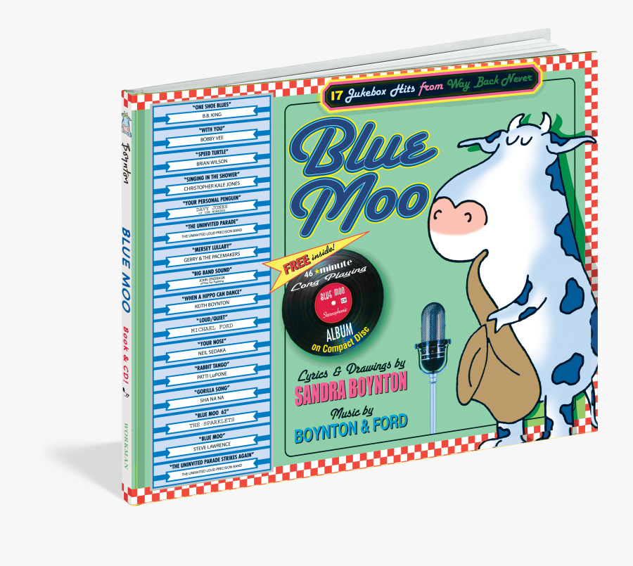Cover - Sandra Boynton Blue Moo, Transparent Clipart
