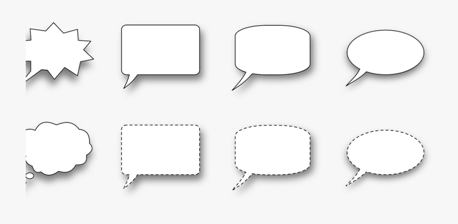 Speech Bubble, Transparent Clipart