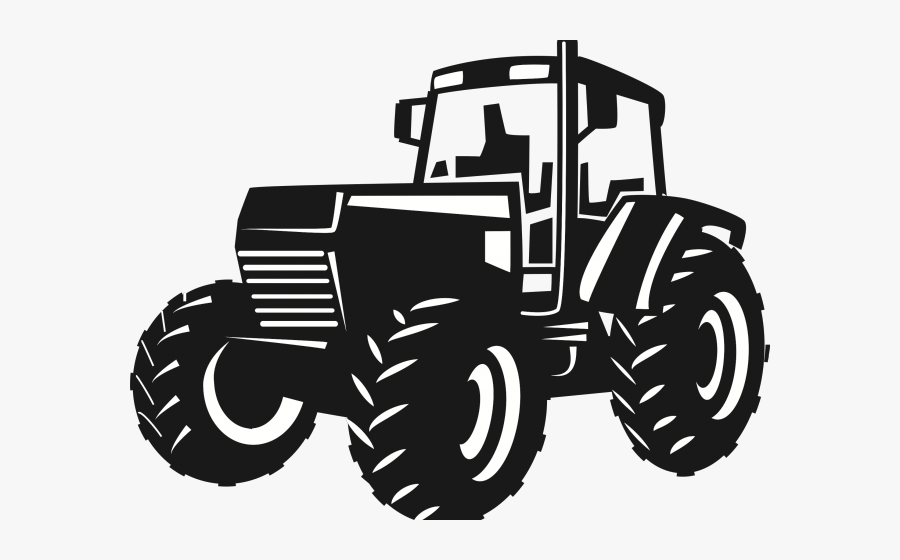 Farm Tractor Clip Art, Transparent Clipart