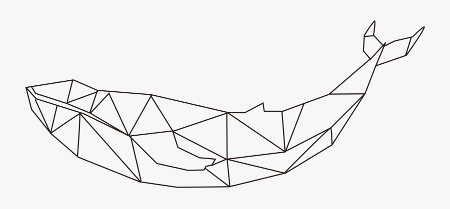 Whale Stick Hand Drawn Geometry Png And Psd - Drawing Png, Transparent Clipart
