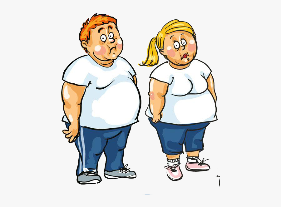 Person Drawing Cartoon - Cartoon Fat Man Png, Transparent Clipart