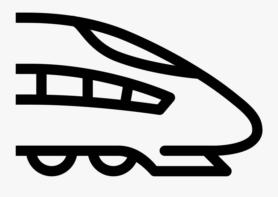 High Speed Icon Free - Speed Train Transparent Icon, Transparent Clipart