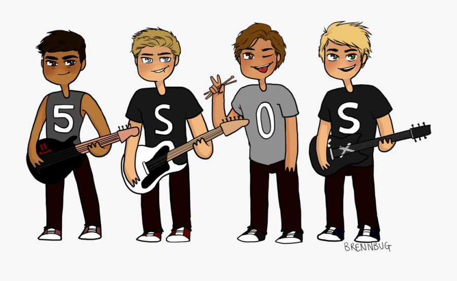 Transparent 5sos Png - 5 Seconds Of Summer Clipart, Transparent Clipart