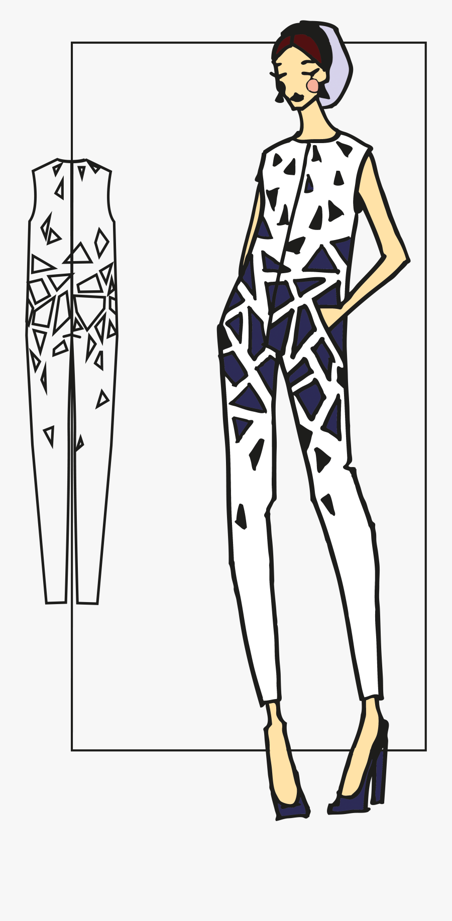 Collection Of Free Woman Drawing Model Download On - Sketch, Transparent Clipart