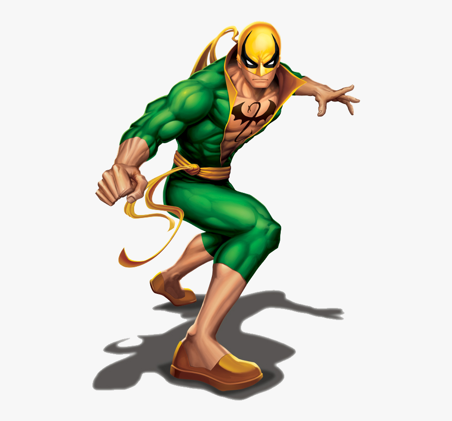Fist Clipart Green - Iron Fist Marvel Png, Transparent Clipart