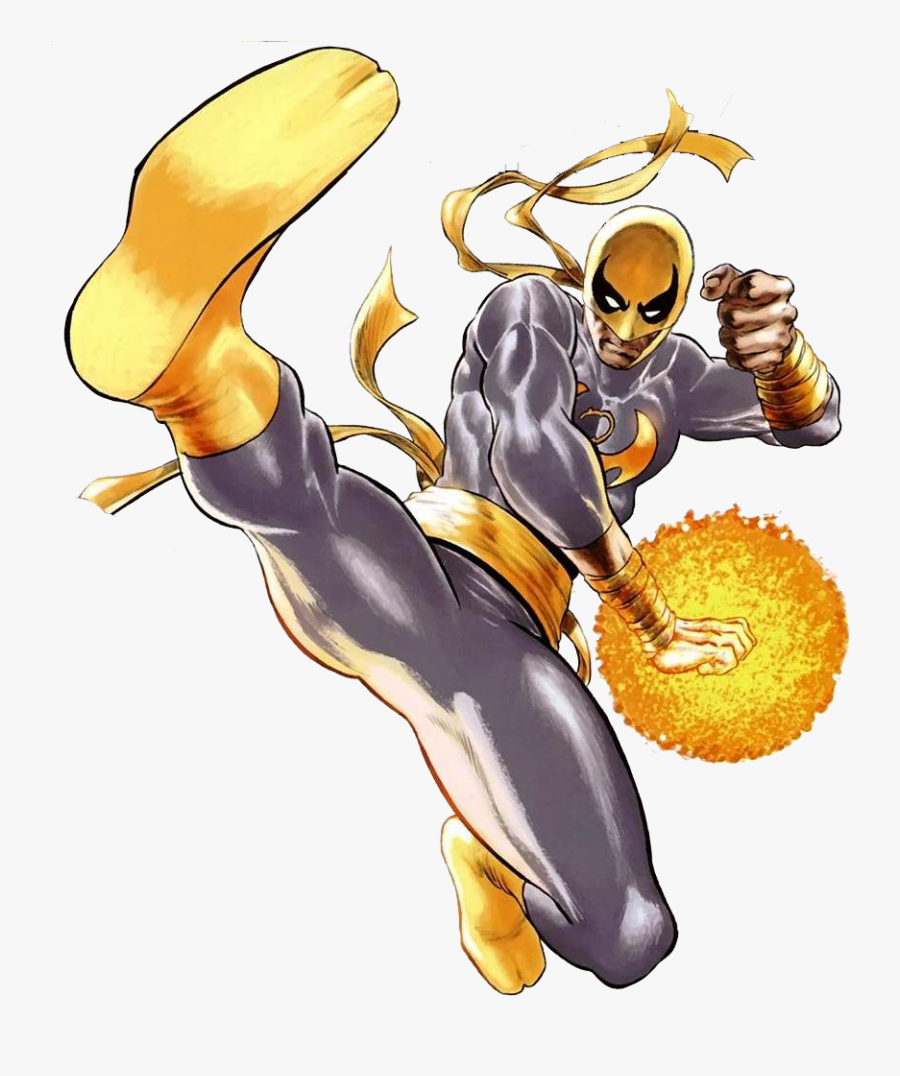 Daniel Rand Earth Spider - White Iron Fist Marvel, Transparent Clipart