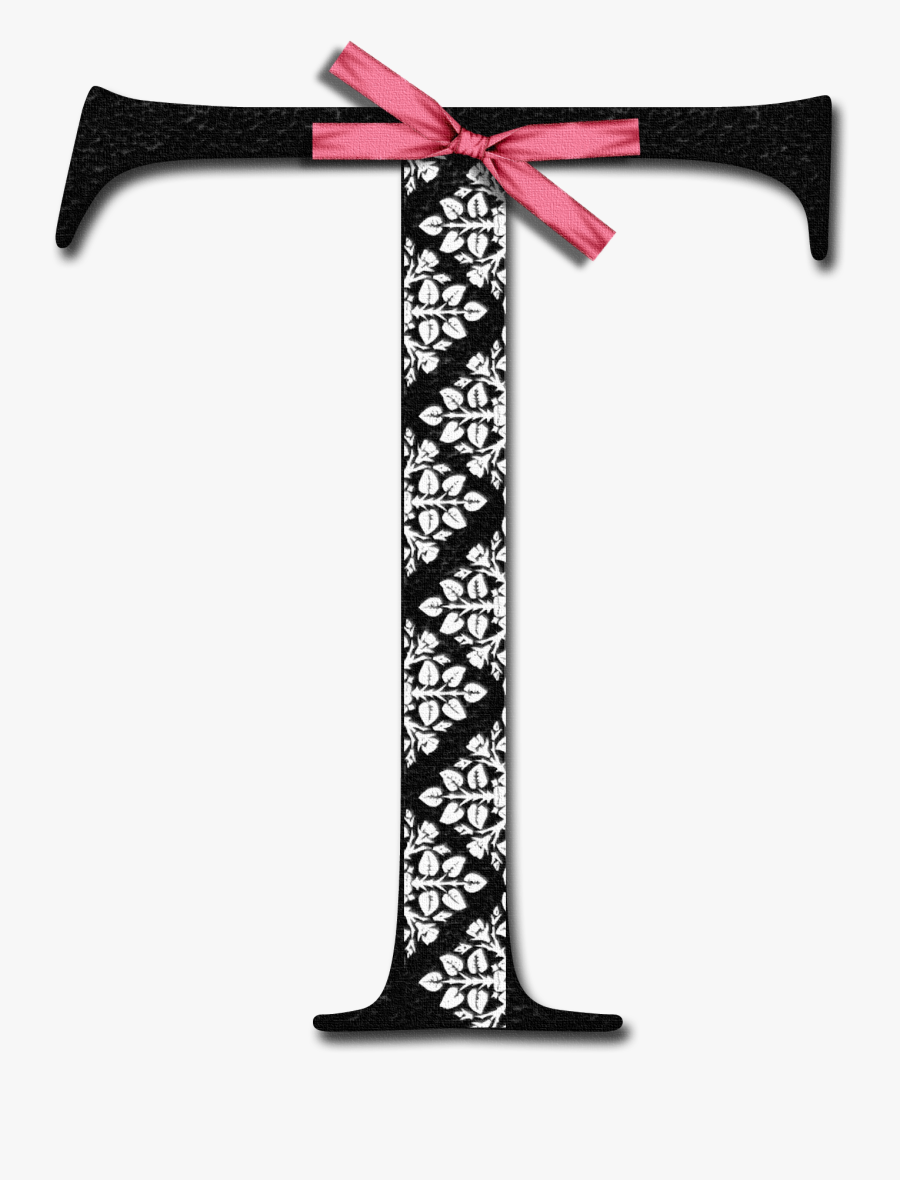 Glamorous Lady Letter T, Transparent Clipart