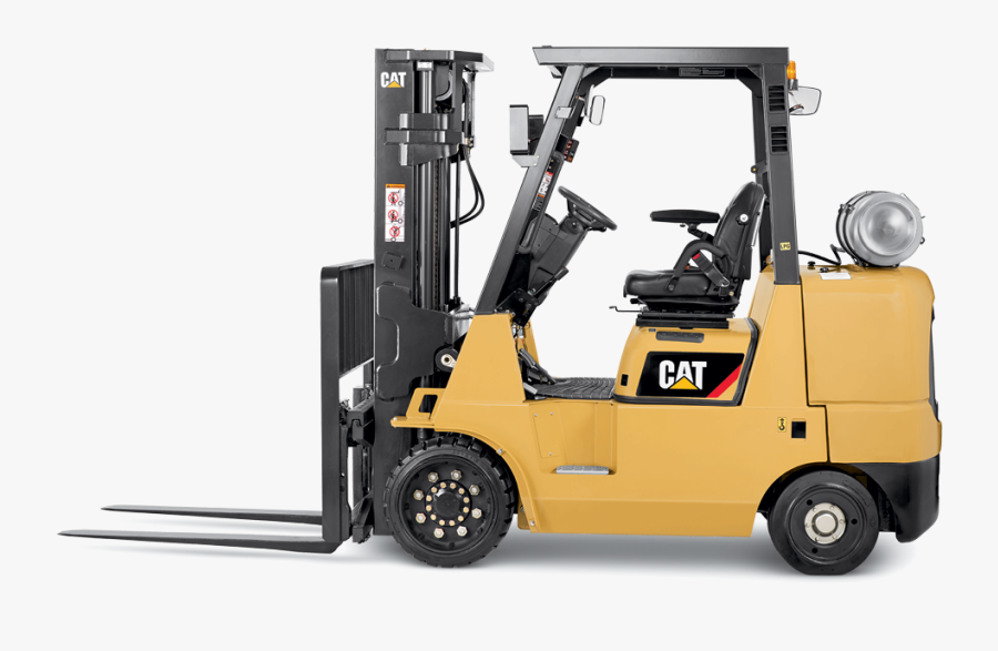 Cushion Tire Lift Truck - Caterpillar Equipment Forklift, Transparent Clipart