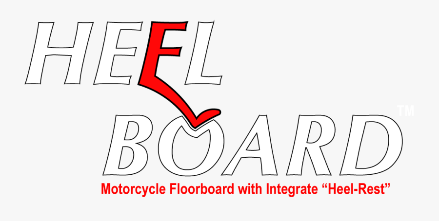 Heelboard Logo-white With Outline - Line Art, Transparent Clipart