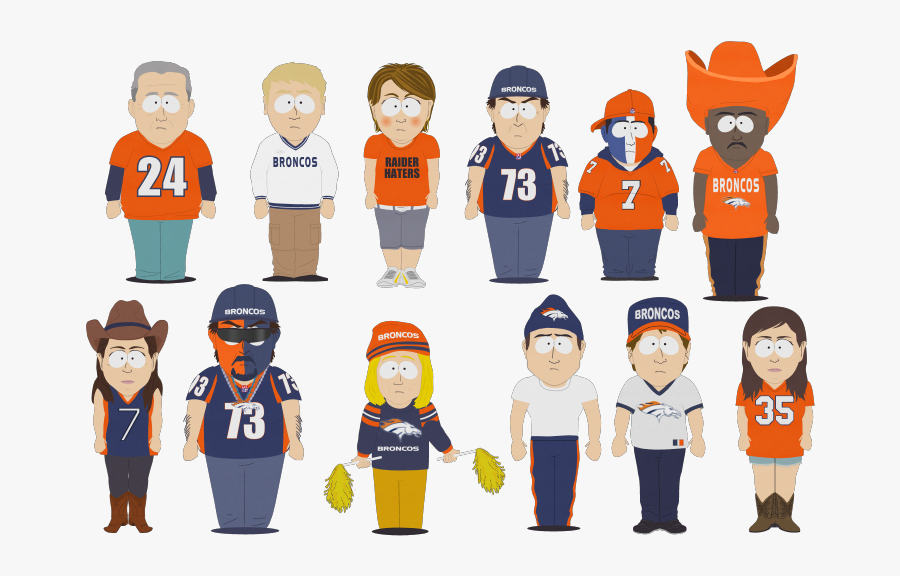 South Park Denver Broncos, Transparent Clipart
