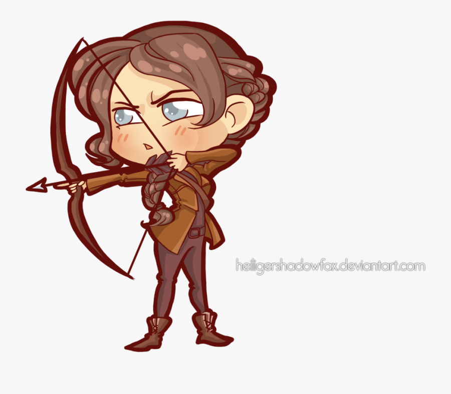 Transparent Katniss Everdeen Png Katniss Everdeen Cartoon Chibi