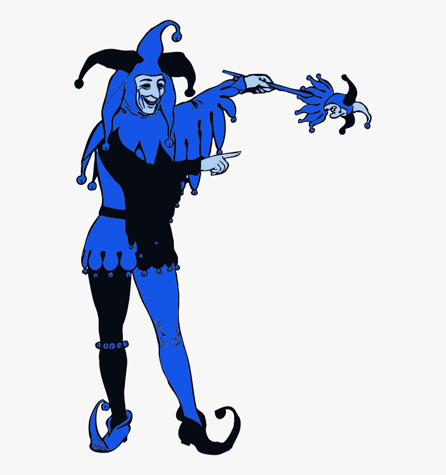 Vector Clip Art - Jester Clip Art, Transparent Clipart