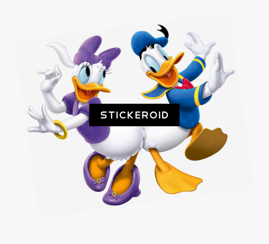 Daisy And Donald Dancing - Daisy Duck Et Donald, Transparent Clipart