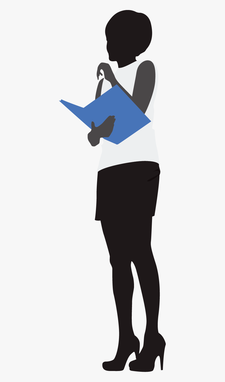 Woman Black Silhouette Clipart , Png Download, Transparent Clipart