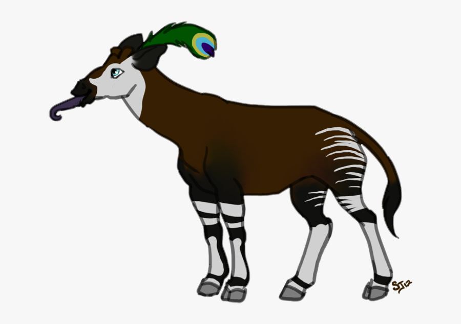 Snowshoe] [numbat-striped Butterfly Deer - Okapi, Transparent Clipart