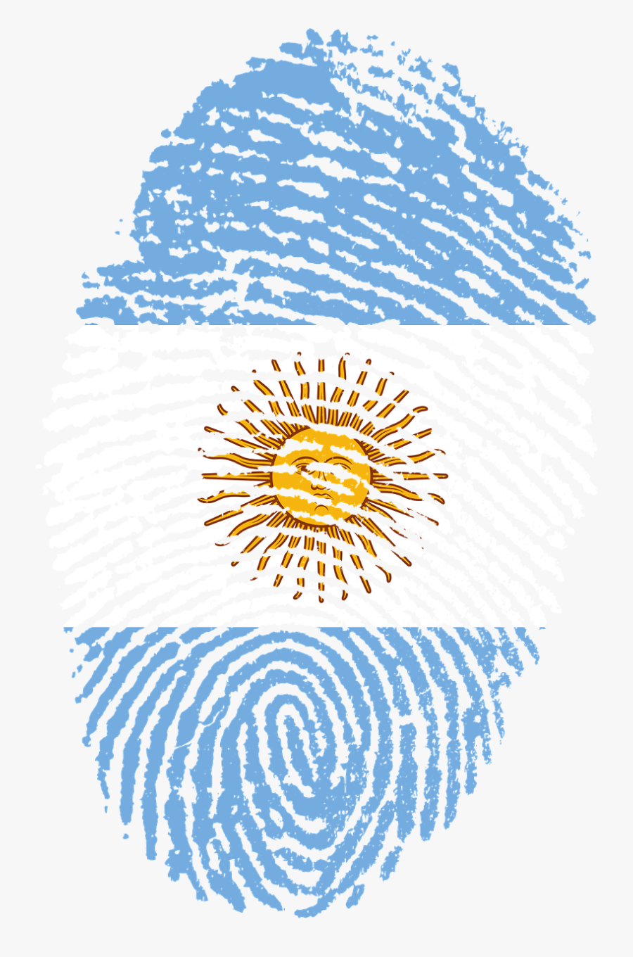 Haiti Flag Fingerprint, Transparent Clipart