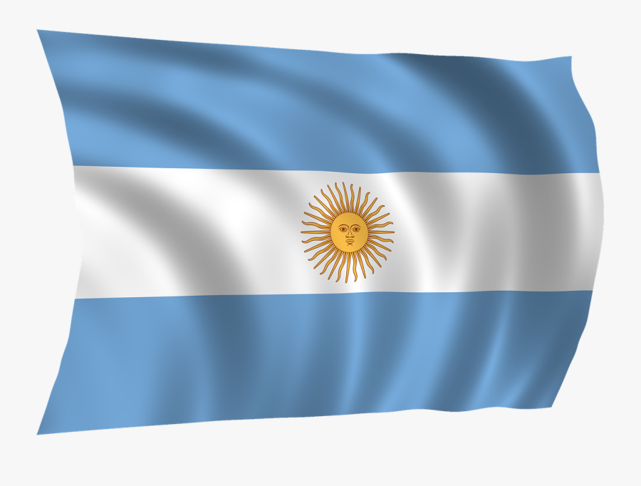 Argentina Flag Png, Transparent Clipart