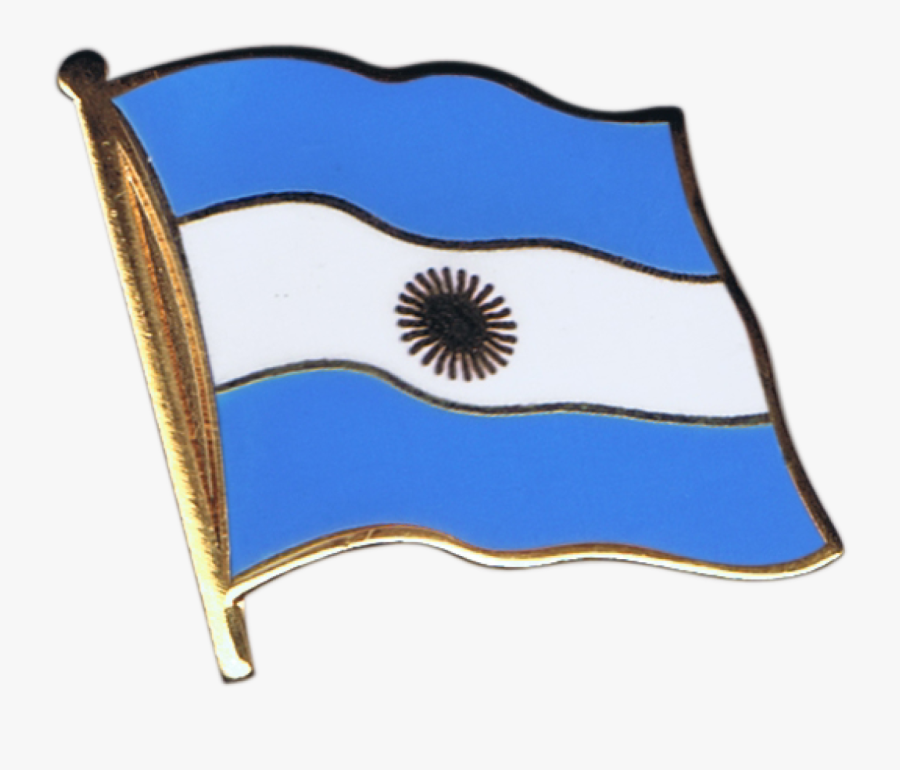 Argentina Flag Pin, Badge - Russian Flag Pin Png, Transparent Clipart