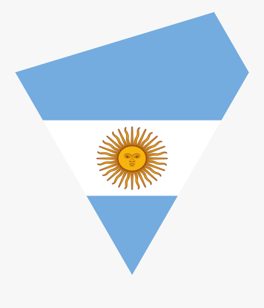 Argentina Flag, Transparent Clipart
