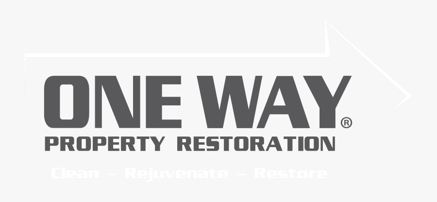 One Way Property Restoration, Transparent Clipart