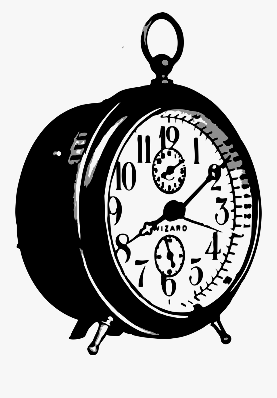 Clock Alarm Clock Time Free Photo - Vektor Gambar Jam, Transparent Clipart