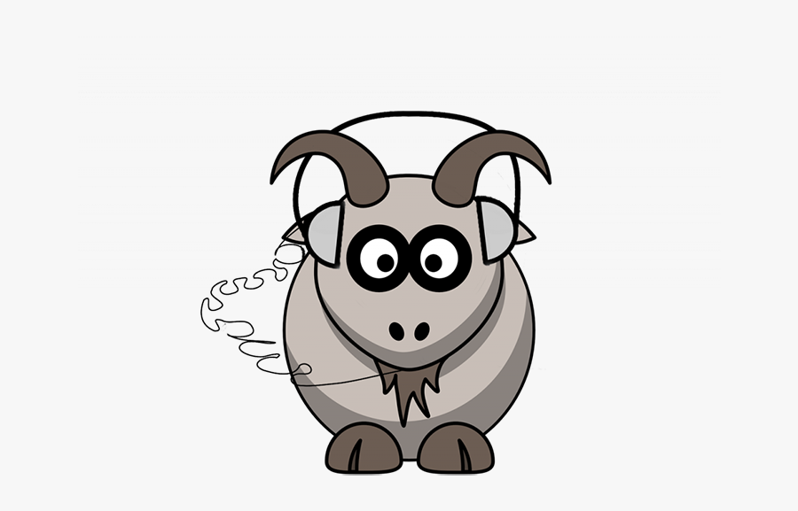 Cartoon Goat, Transparent Clipart