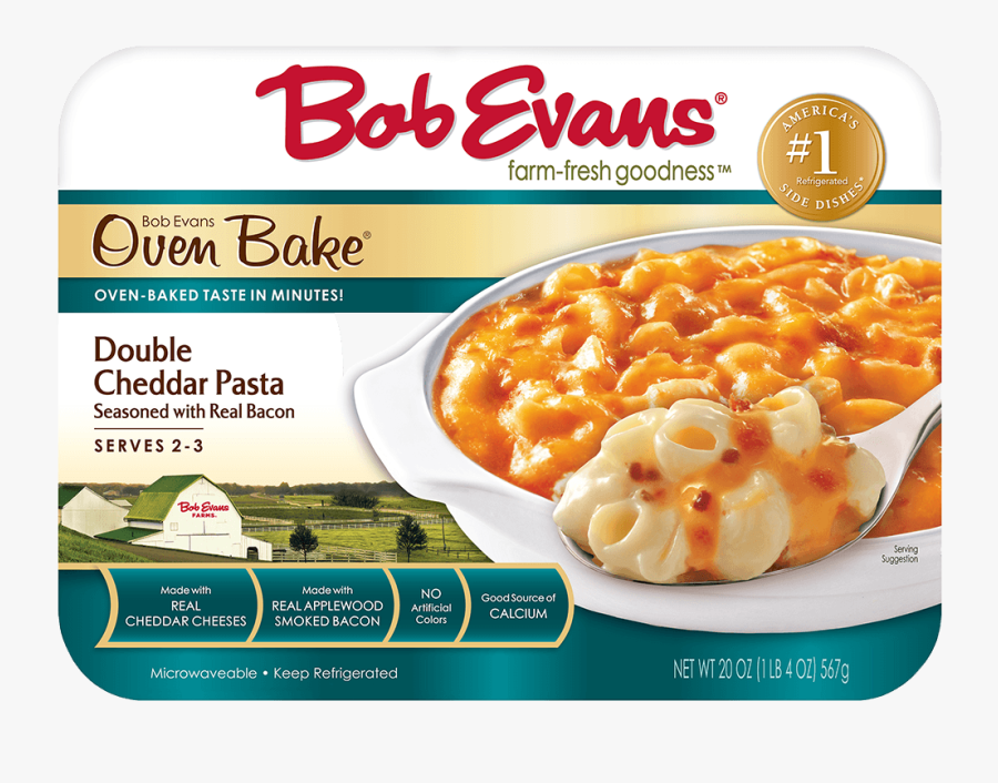 Bob Evans Oven Bake Double Cheddar Pasta With Applewood - Bob Evans Oven Baked, Transparent Clipart