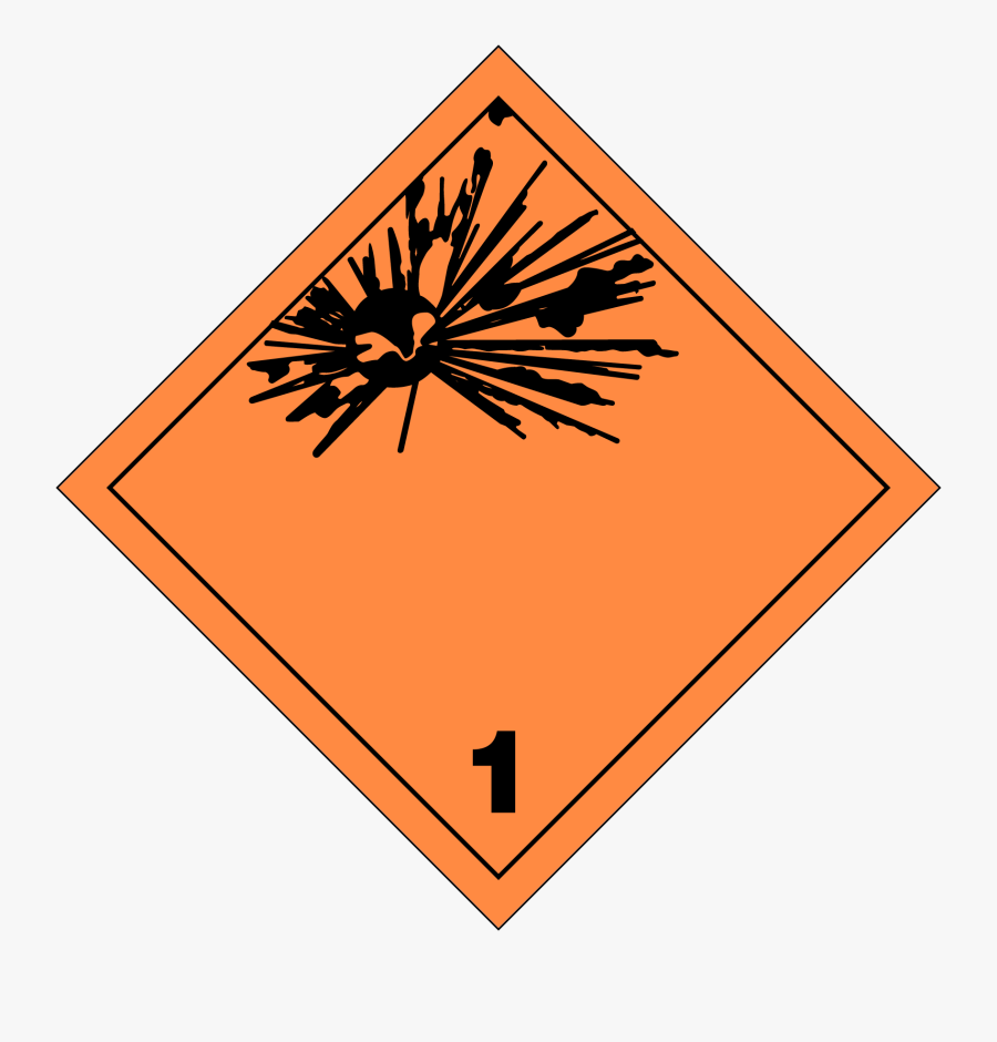 Explosive Placards, Transparent Clipart