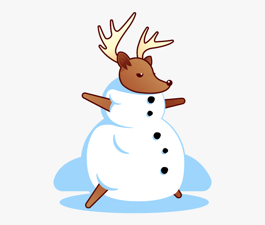 Holiday Reindeer Messages Sticker-2, Transparent Clipart