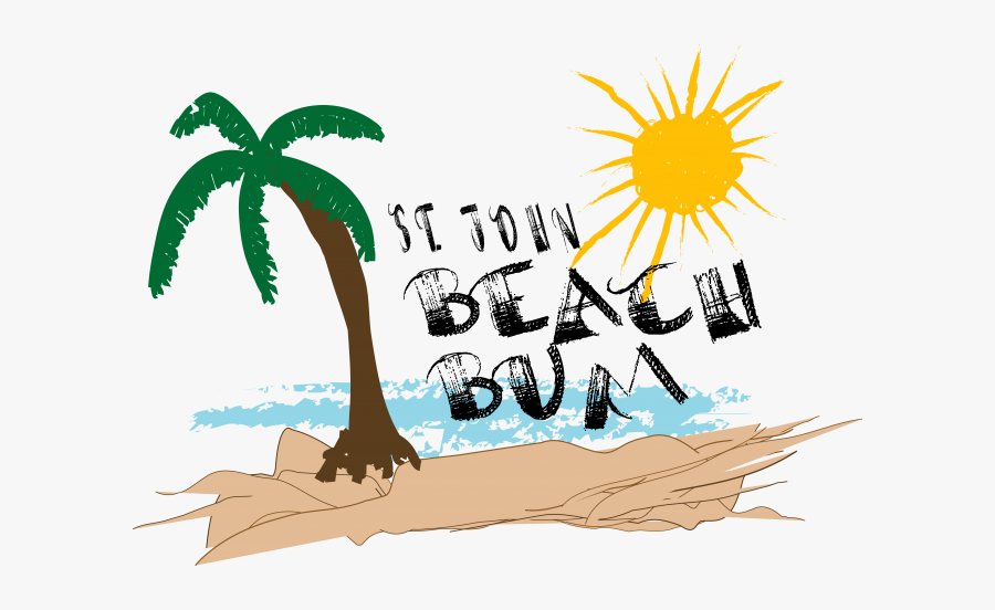 John Beach Bum - Illustration, Transparent Clipart