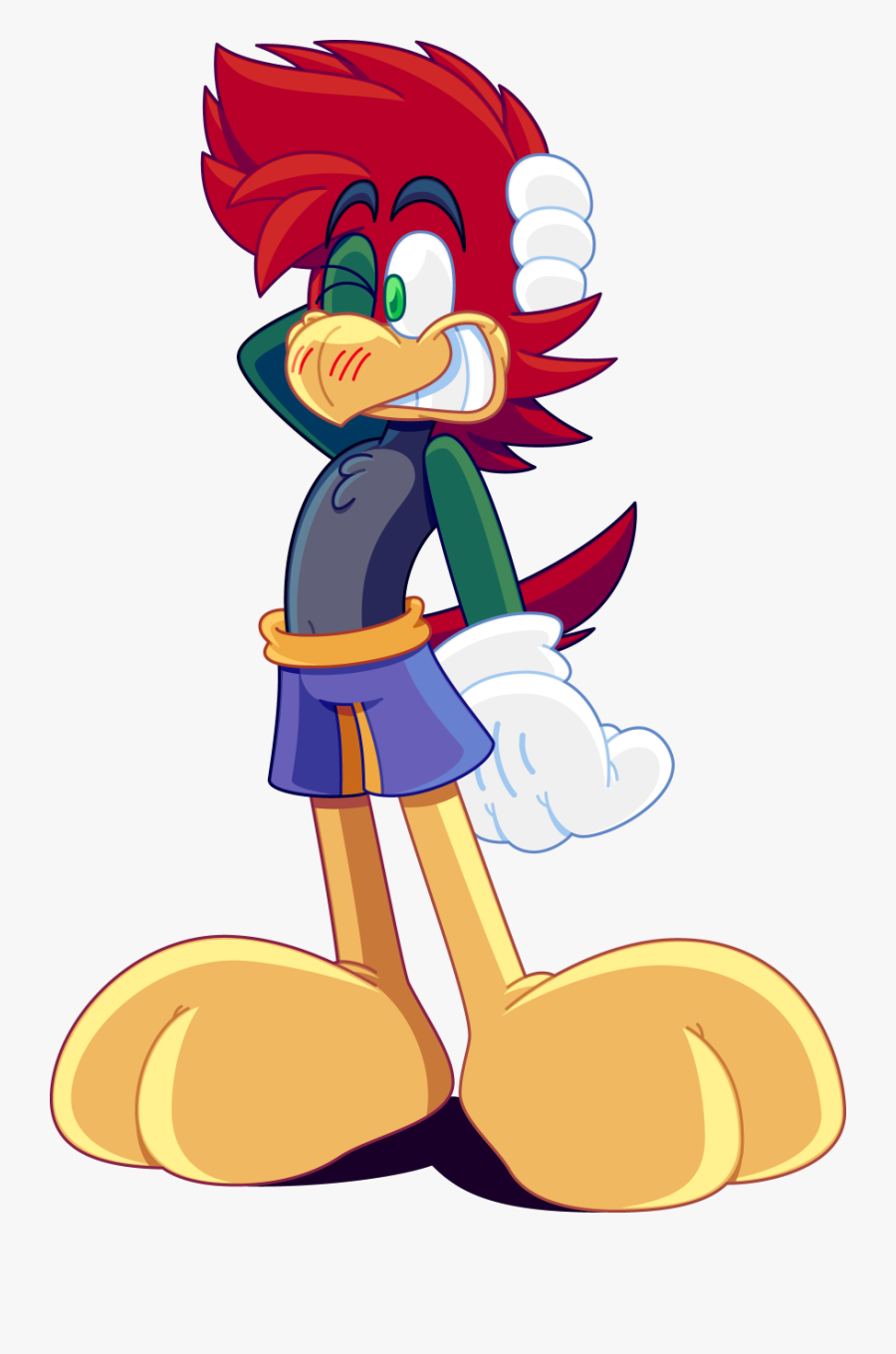 Beach Bum Boid - Cartoon, Transparent Clipart