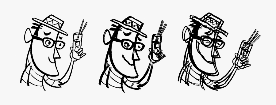 Beach Bum Clip Art, Transparent Clipart