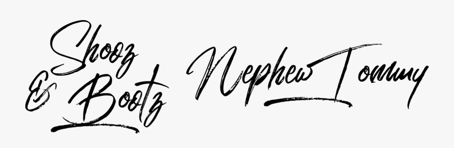 Shooz N - Calligraphy, Transparent Clipart