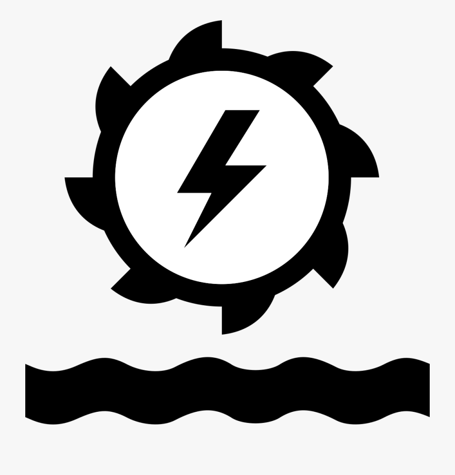 Hydropower Icon - Hydroelectric Icon, Transparent Clipart