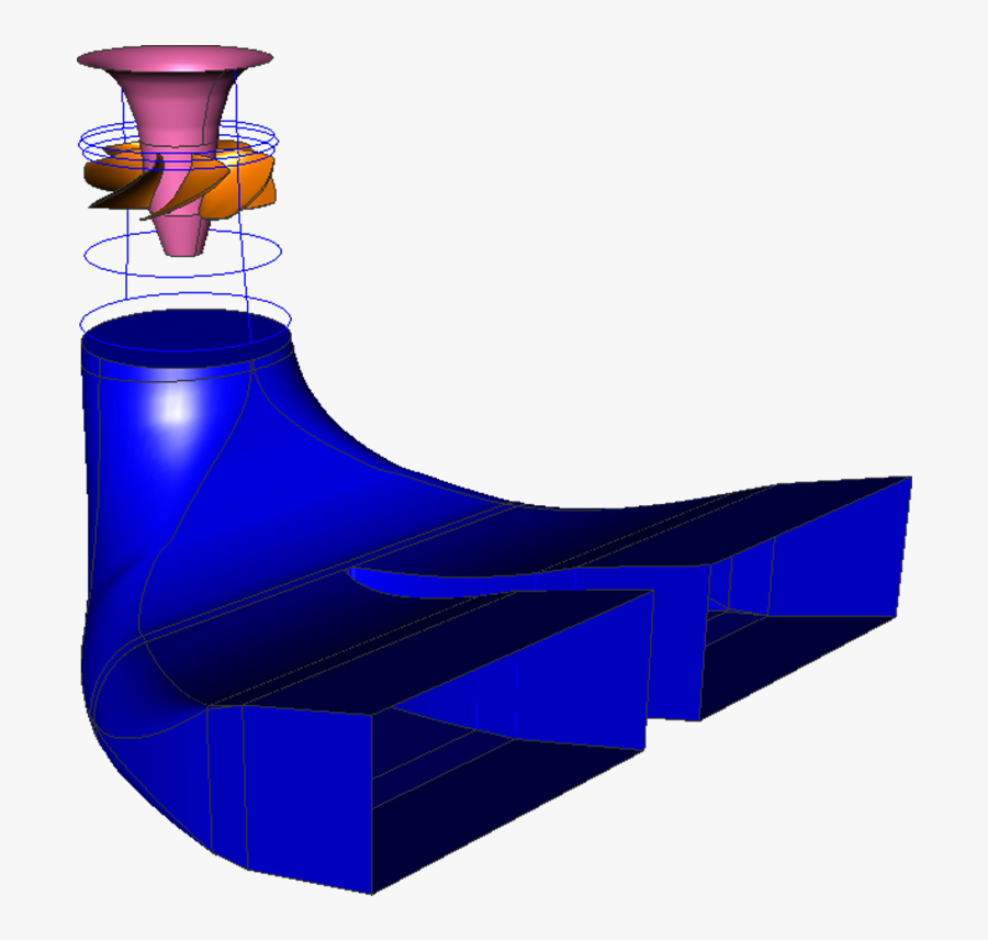 Draft Tube Turbine Kaplan, Transparent Clipart