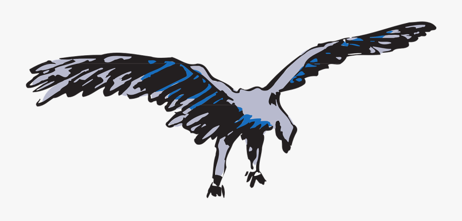 Blue Bird Flying Free Photo - Clip Art, Transparent Clipart