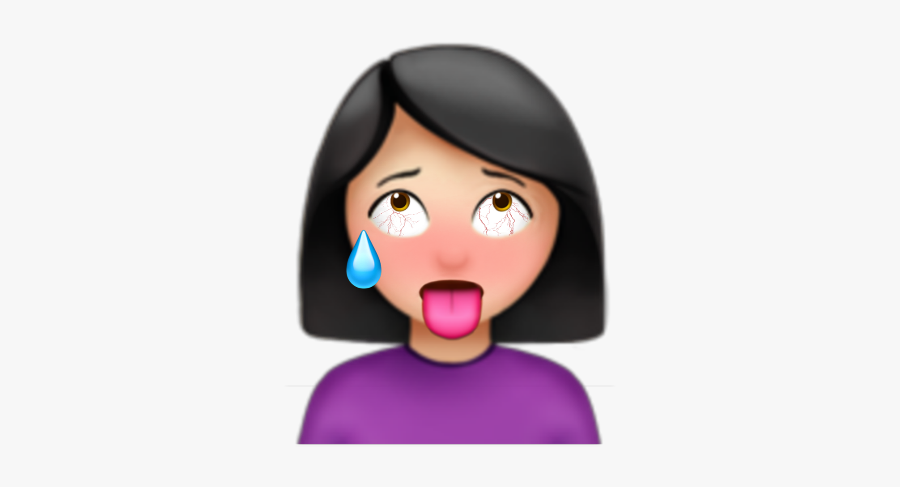 Ahegao Girl 😳🥵 - Cartoon, Transparent Clipart